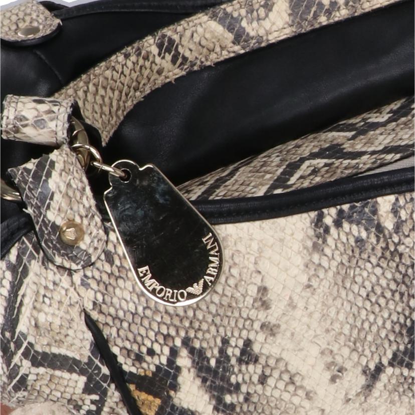 EMPORIO ARMANI エンポリオアルマーニ/パイソントートバッグ//ABランク/09
