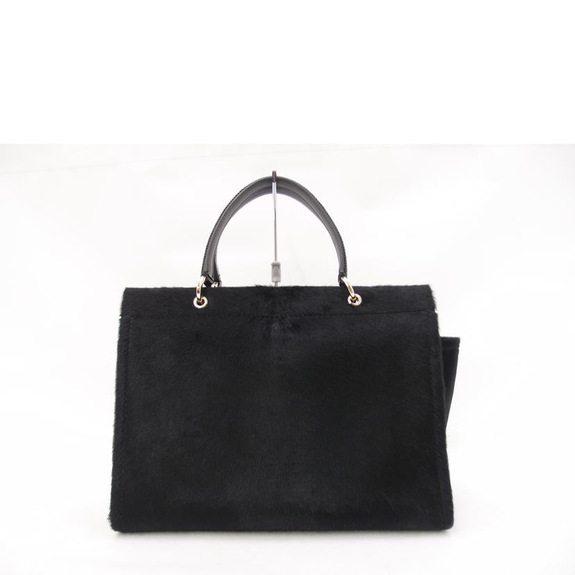 Ferragamo フェラガモ/ガンチーニハラコ2wayトート/ブラック/21 H237//SAランク/69