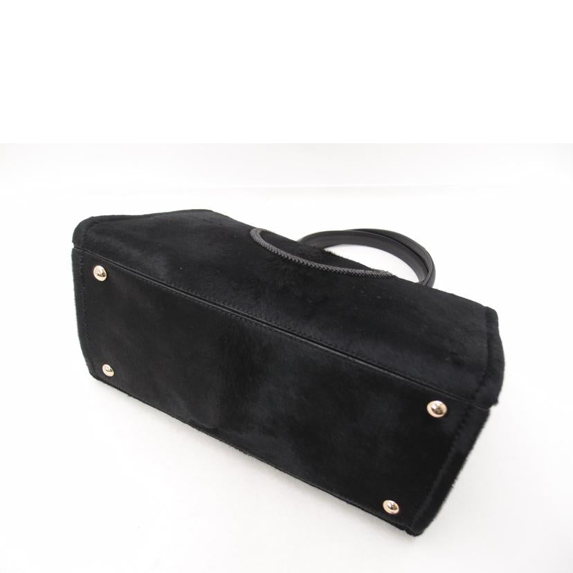 Ferragamo フェラガモ/ガンチーニハラコ2wayトート/ブラック/21 H237//SAランク/69