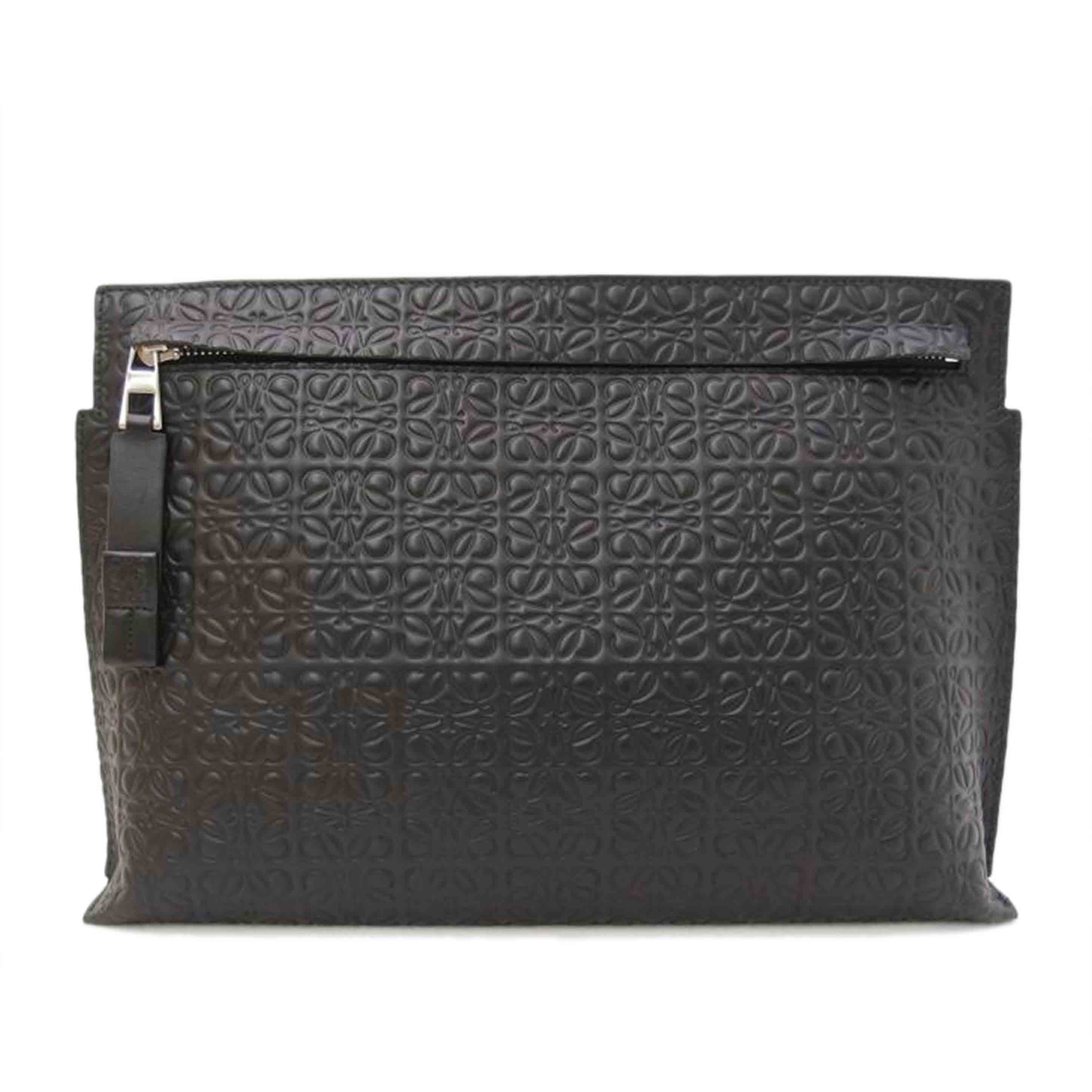 LOEWE/アナグラムTポーチ/ブラック//521***/SAランク/69
