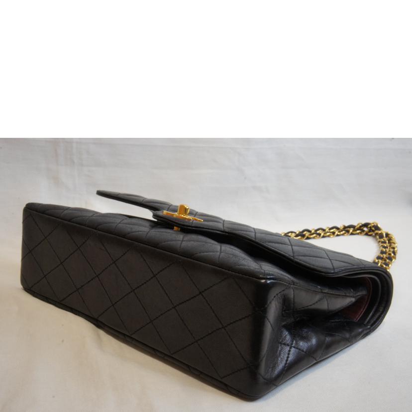 CHANEL シャネル/ラムスキンマトラッセWフラップチェーンショルダー//869****/Aランク/92