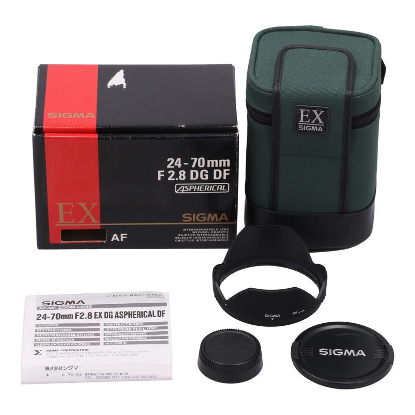 SIGMA Nikon シグマ /交換レンズ/24-70mm/24-70mm F2.8 EX DG ASP DF//2004870/Bランク/62