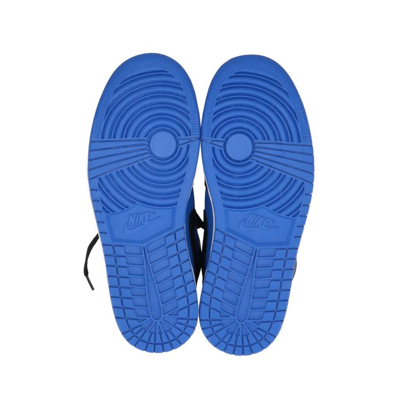 NIKE ナイキ/エアジョーダン1 MID ブラック/ロイヤルブルー/DQ8426-042//Aランク/01