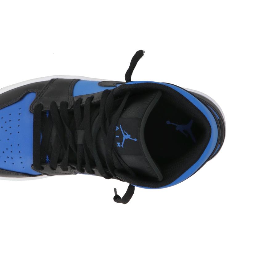 NIKE ナイキ/エアジョーダン1 MID ブラック/ロイヤルブルー/DQ8426-042//Aランク/01