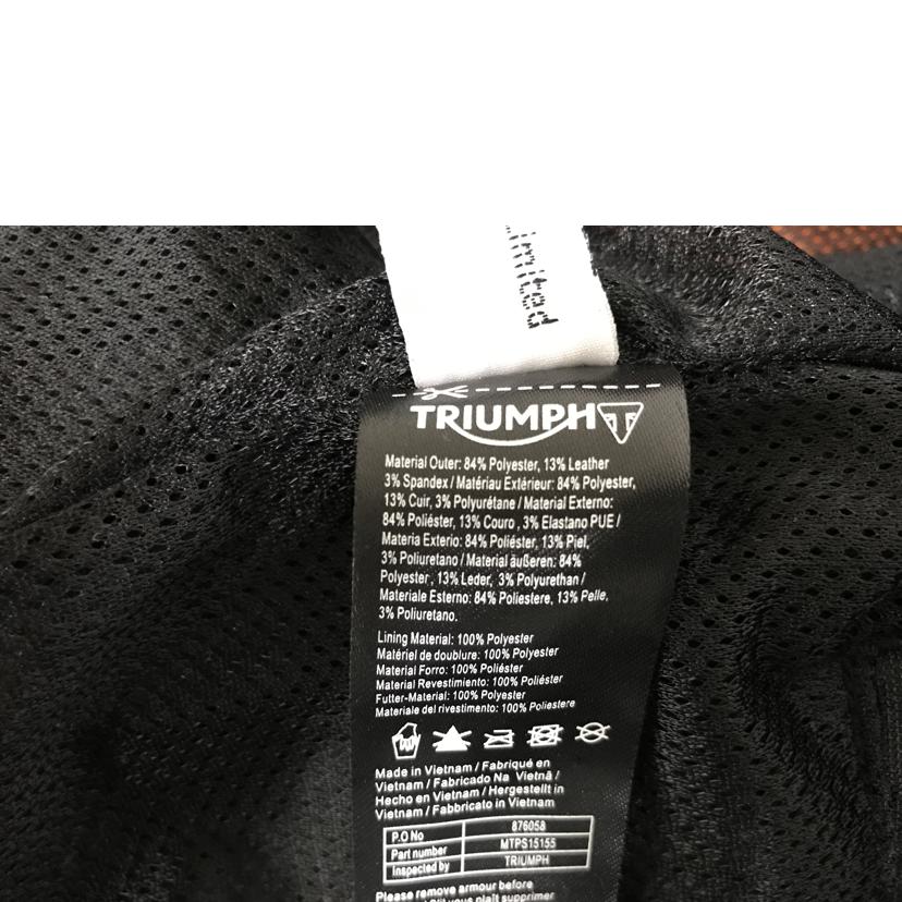 TRIUMPH トライアンフ/ライダースジャケット/MTPS15155//ABランク/51