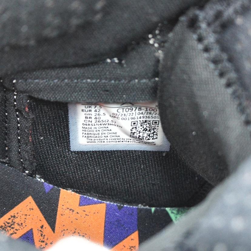 NIKE ナイキ/エアジョーダン1/ズームエアコンフォート/CT0978-100//ABランク/18