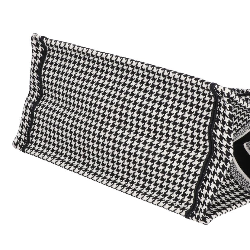 ChristianDior クリスチャンディオール/ブックトート/ミディアム/ハウンドトゥースエンブリダリー/M1296ZRPI-M081//50-*******/Aランク/09