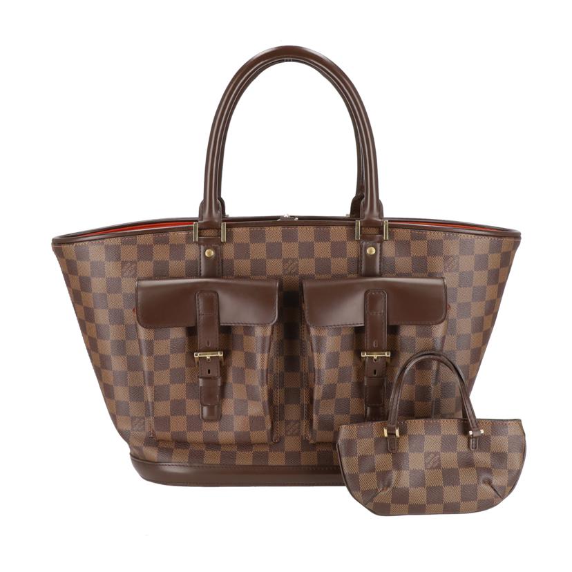 LOUIS VUITTON ルイ・ヴィトン/マノスクGM/ダミエ/エベヌ/N51120//BA0***/Aランク/09