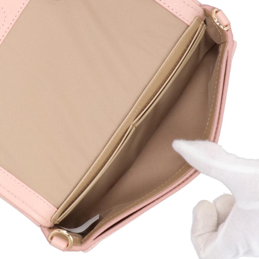 MARC JACOBS マークジェイコブス/THE MINI BAG/レザーショルダーバッグ/ベージュピンク//SAランク/18