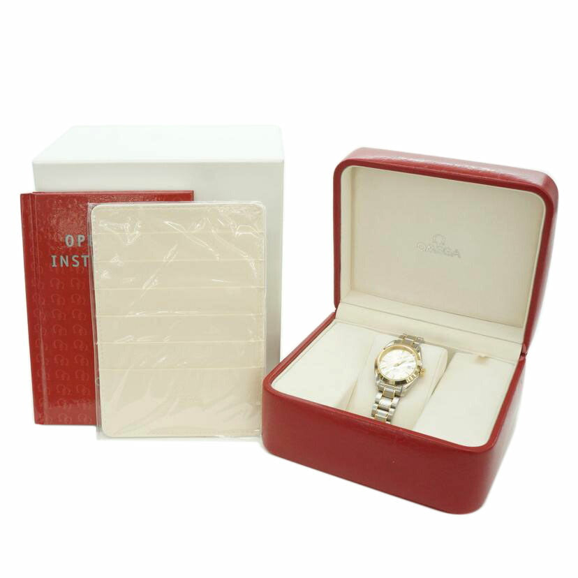 OMEGA オメガ/シーマスター・アクアテラ/SS×YG/レディース/クオーツ/2318.30//592*****/Aランク/94