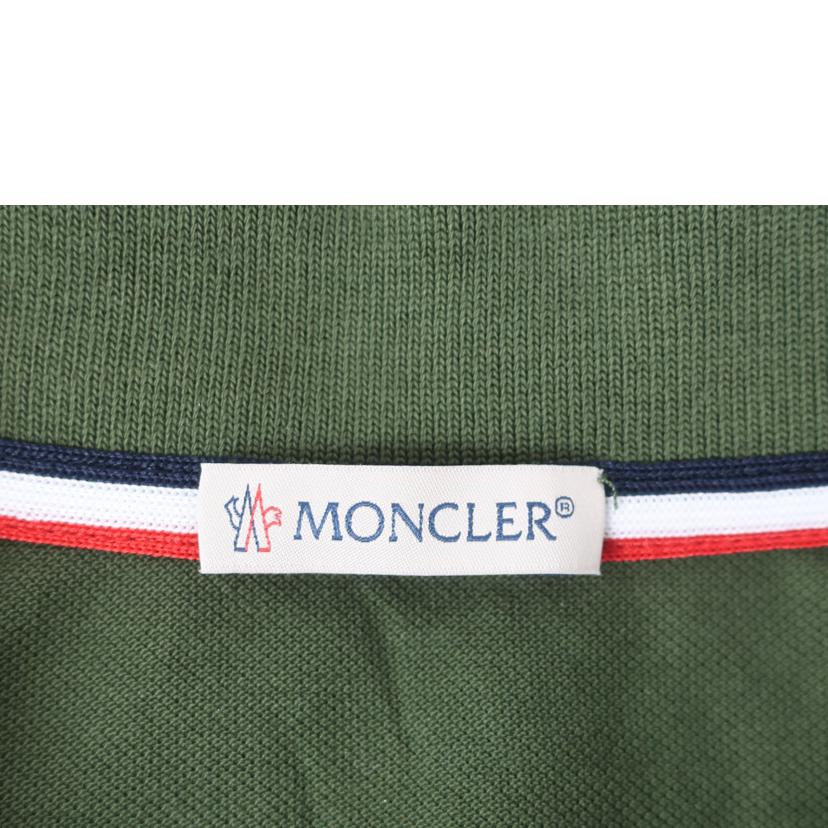 MONCLER モンクレール/ポロシャツ カットソー Sサイズ 876 カーキ//Bランク/65