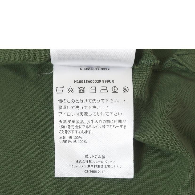 MONCLER モンクレール/ポロシャツ カットソー Sサイズ 876 カーキ//Bランク/65