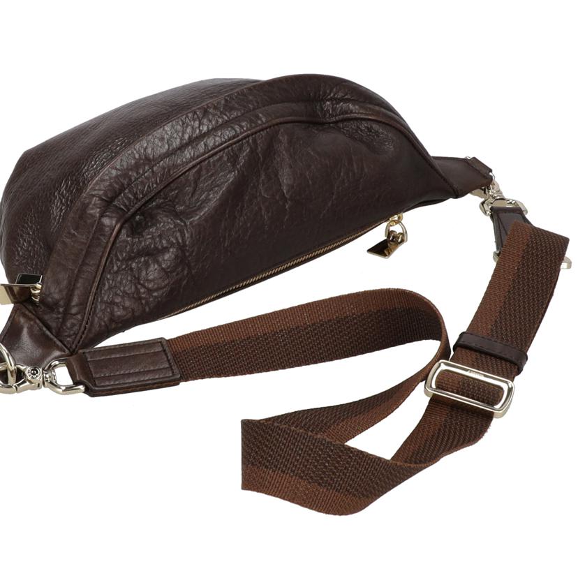 aniary アニアリ/レザーボディバッグ/ブラウン//ABランク/18