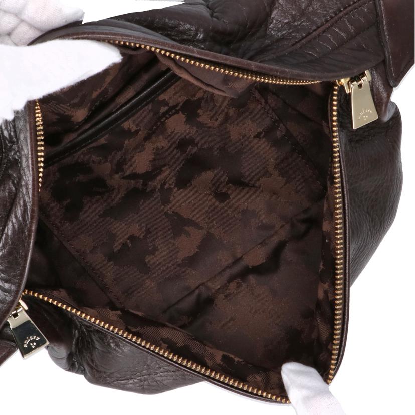 aniary アニアリ/レザーボディバッグ/ブラウン//ABランク/18