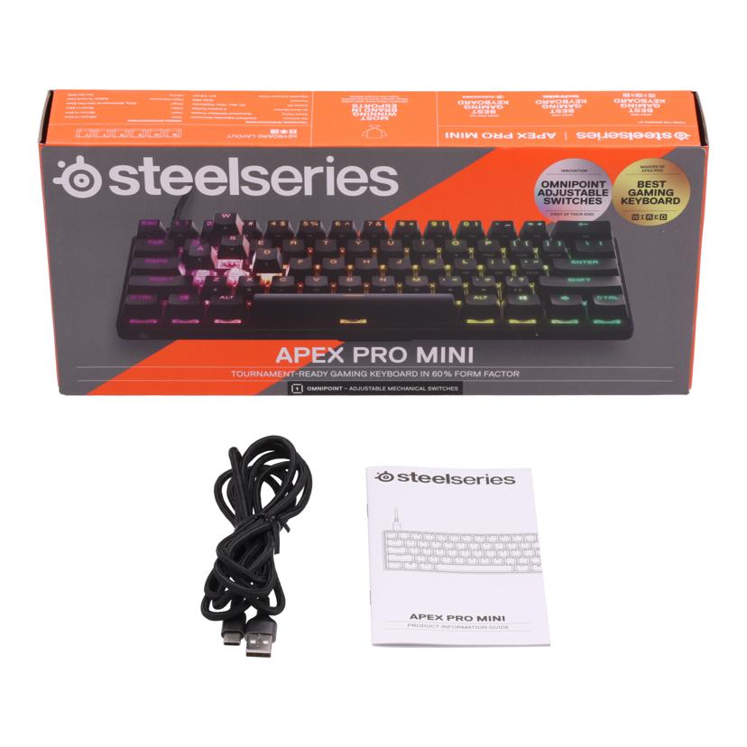 SteelSeries スティールシリーズ /ゲーミングキーボード/64825 Apex Pro Mini JP//6482533329112200245/Bランク/69