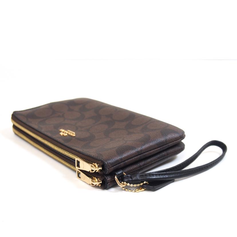 COACH コーチ/ラグジュアリーシグネチャーダブルジップウォレット/F16109//Aランク/71