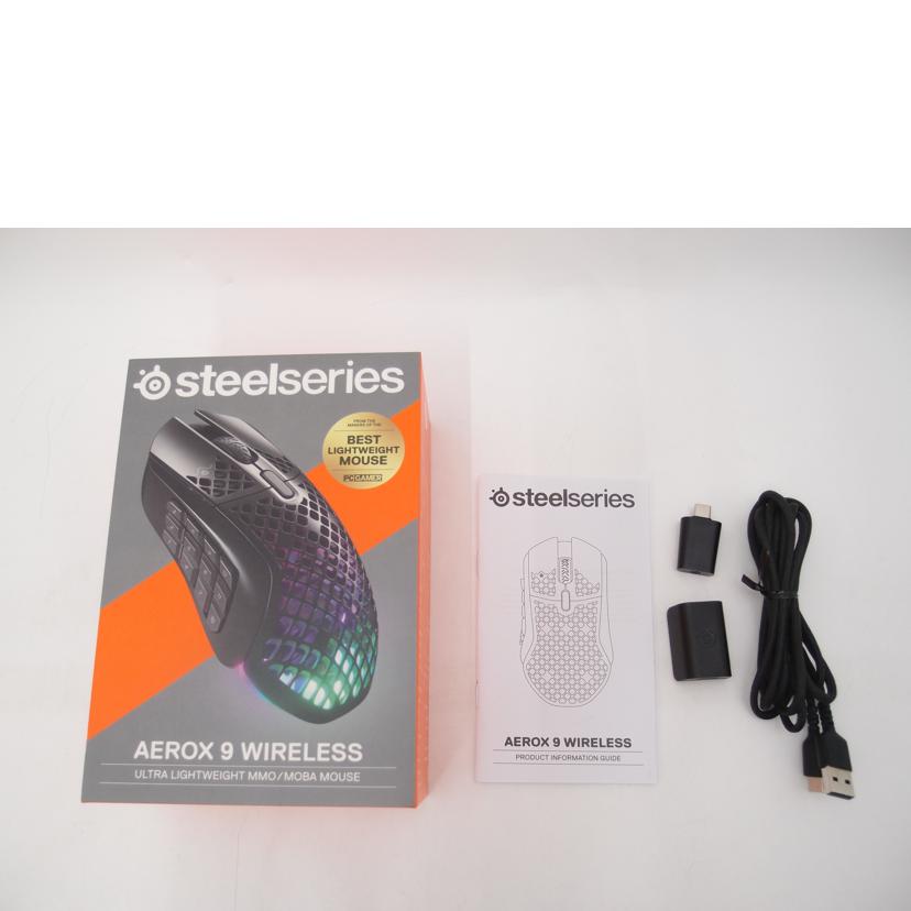 SteelSeries スティールシリーズ/ゲーミングマウス/AEROX 9 WIRELESS//6261841407102205008/ABランク/69