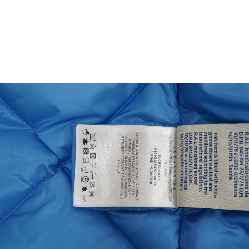 MONCLER モンクレール/SUCLEX GILET ダウンベスト/F1U931A53700//Aランク/67