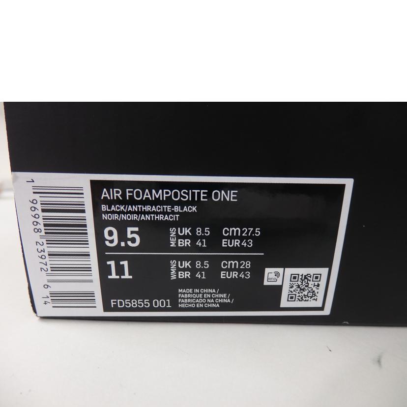 NIKE ナイキ/AIR FOAMPOSITE ONE/FD5855-001//ABランク/84