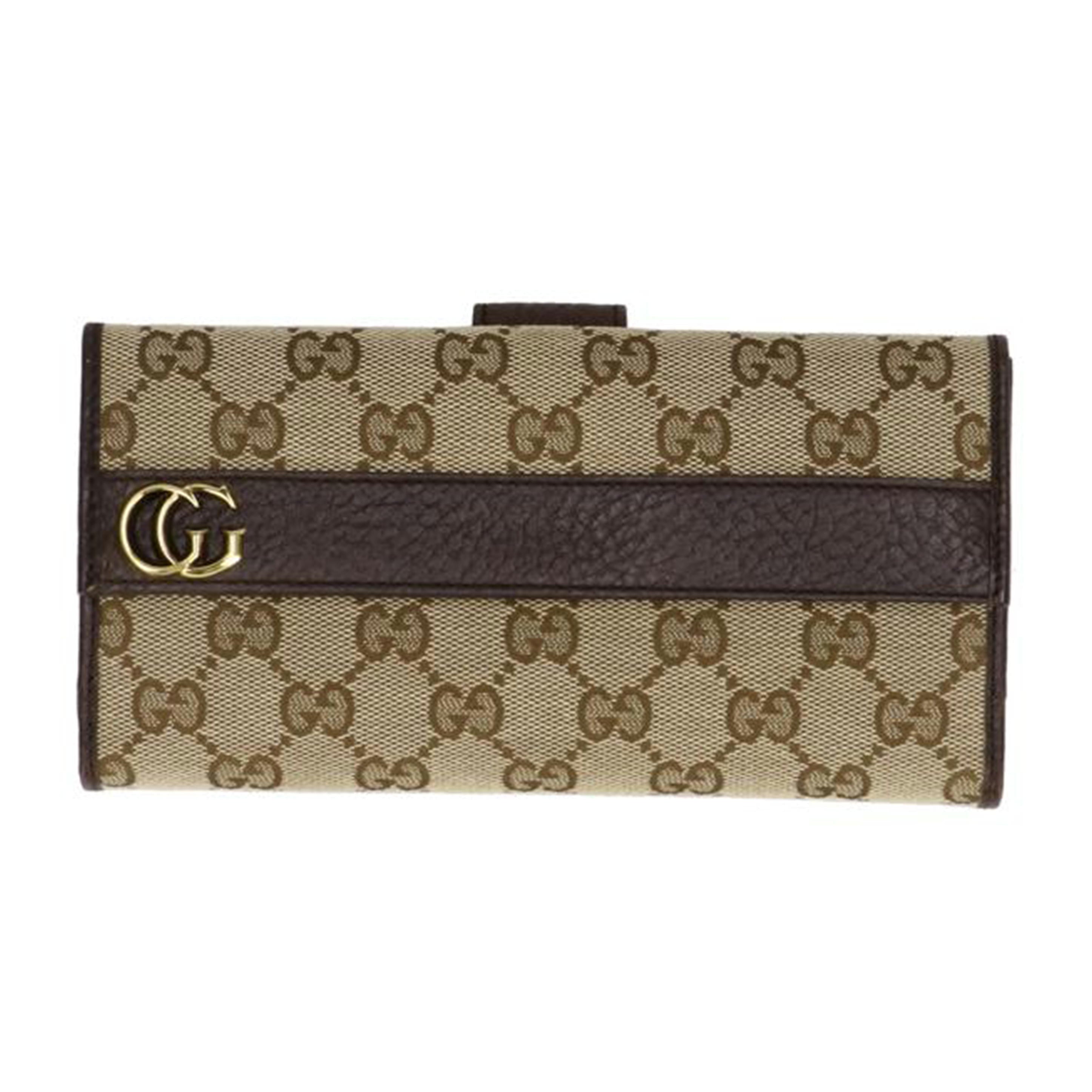 GUCCI グッチ/GG 二つ折り長財布/245758//214*/Aランク/70