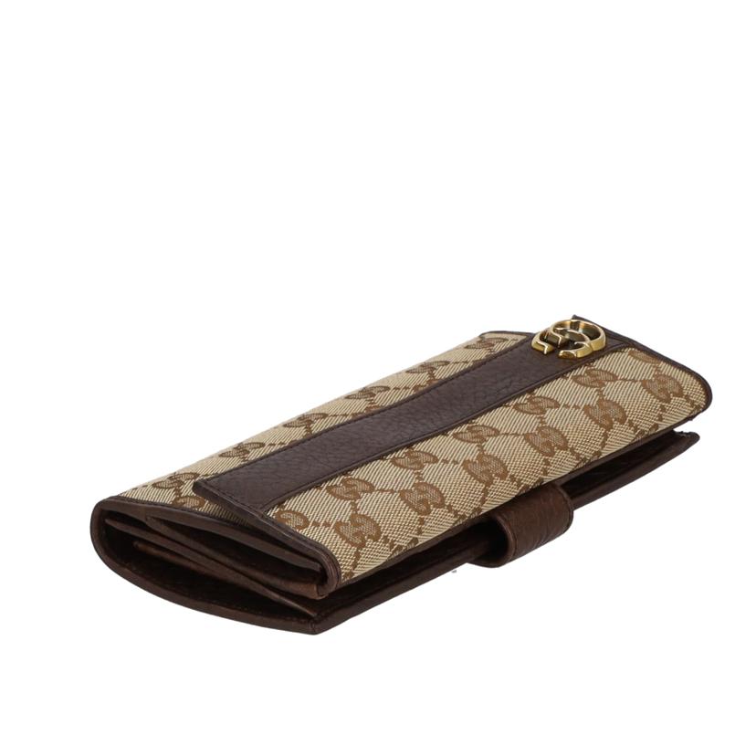 GUCCI グッチ/GG 二つ折り長財布/245758//214*/Aランク/70