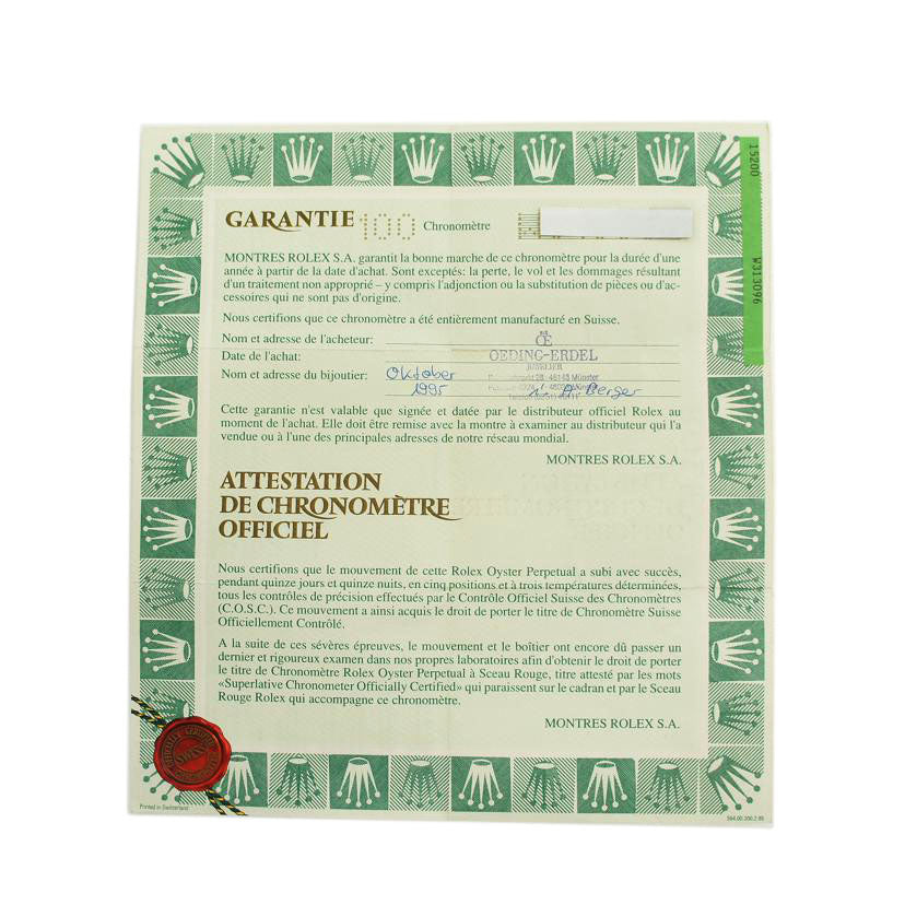 ROLEX ロレックス/オイスターパーペチュアル・デイト・ネイビー/W番/15200//W31****/SAランク/63