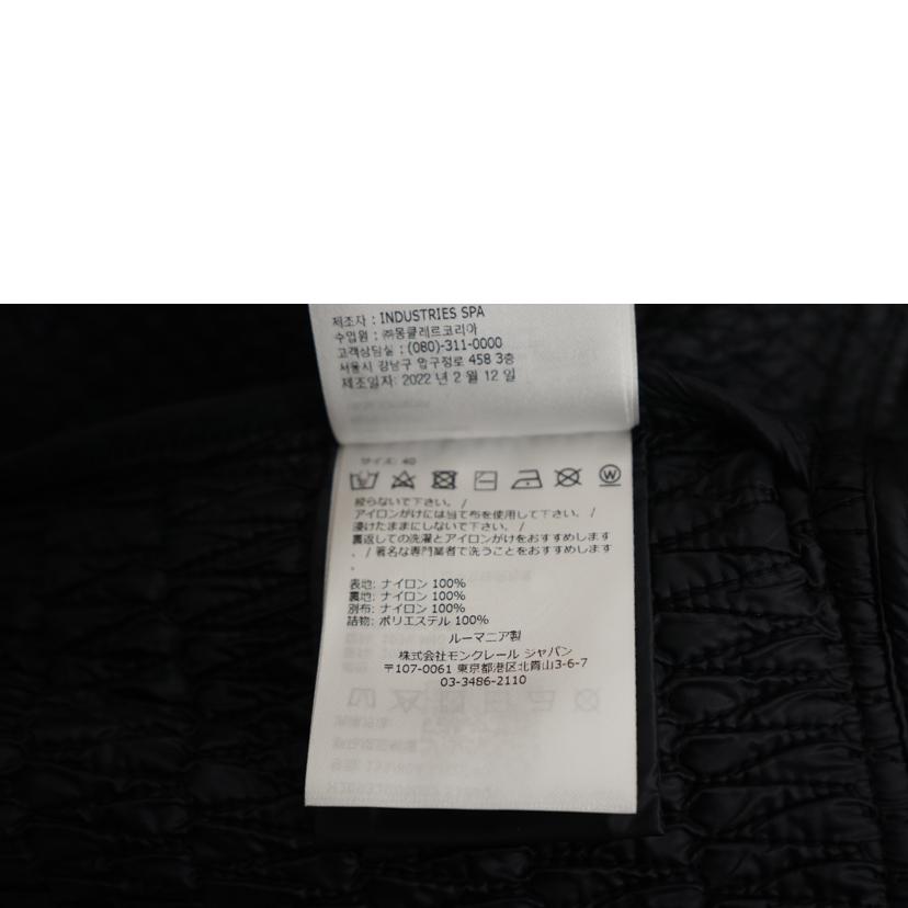 MONCLER モンクレール/ノースリーブキルティングワンピース/H20932G00003//Aランク/67