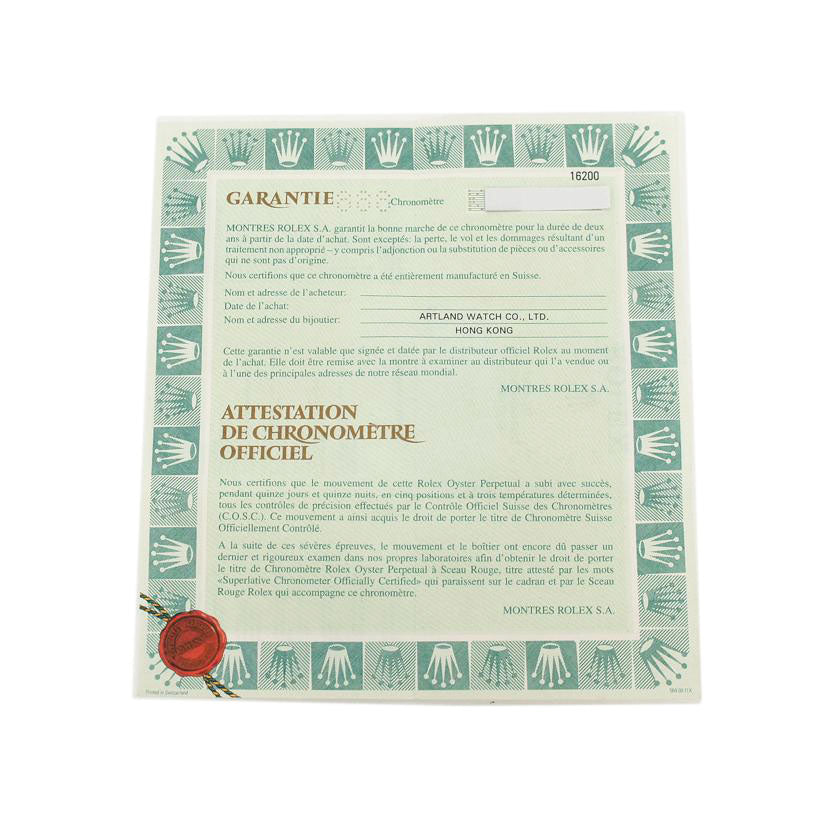 ROLEX ロレックス/デイトジャスト・ブラック/K番/16200//K89**********/SAランク/62