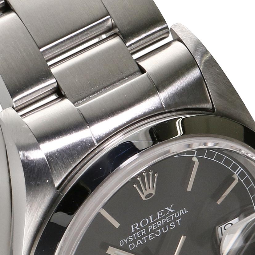 ROLEX ロレックス/デイトジャスト・ブラック/K番/16200//K89**********/SAランク/62