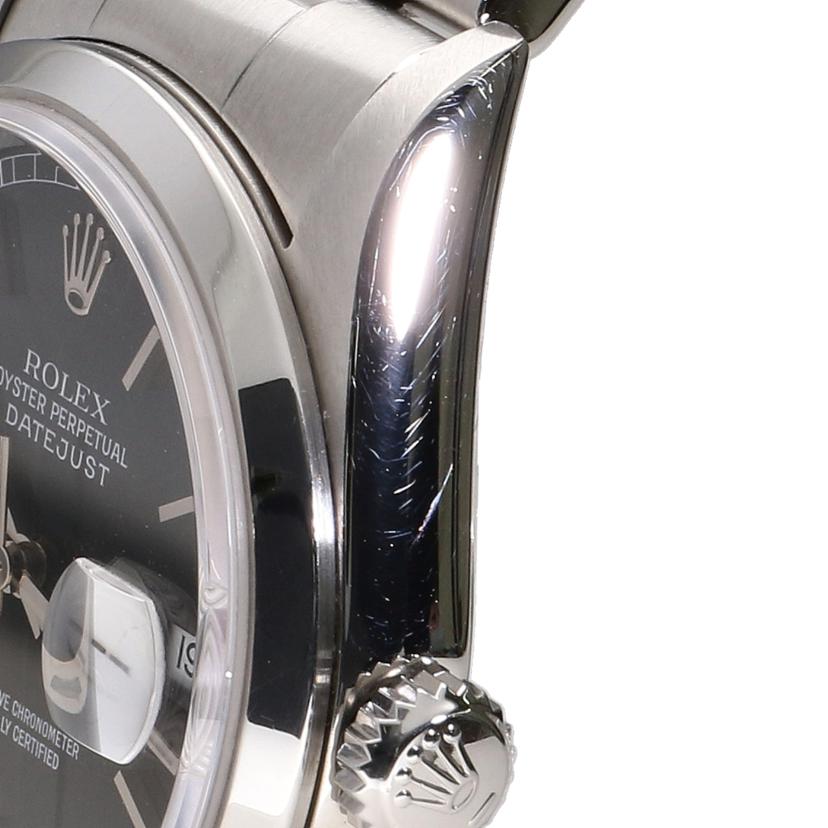 ROLEX ロレックス/デイトジャスト・ブラック/K番/16200//K89**********/SAランク/62