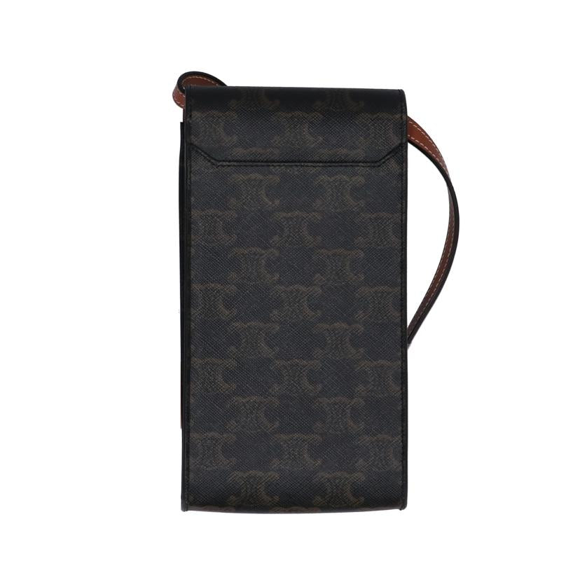 CELINE セリーヌ/トリオンフモバイルポーチ/トリオンフキャンバスタン/10K682DS3.04LU//P.1******/ABランク/09