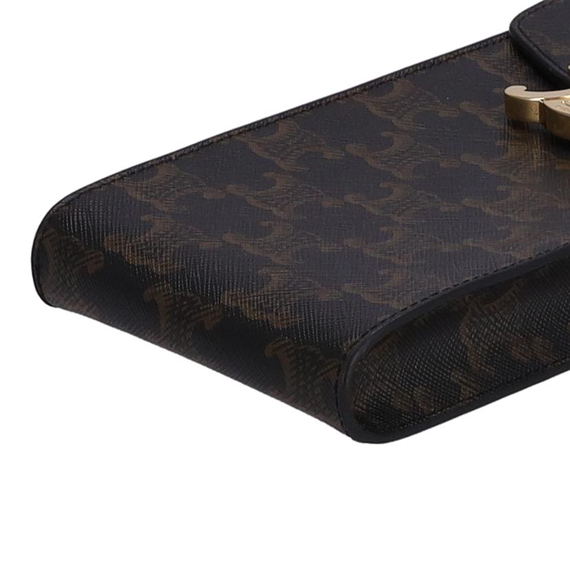 CELINE セリーヌ/トリオンフモバイルポーチ/トリオンフキャンバスタン/10K682DS3.04LU//P.1******/ABランク/09