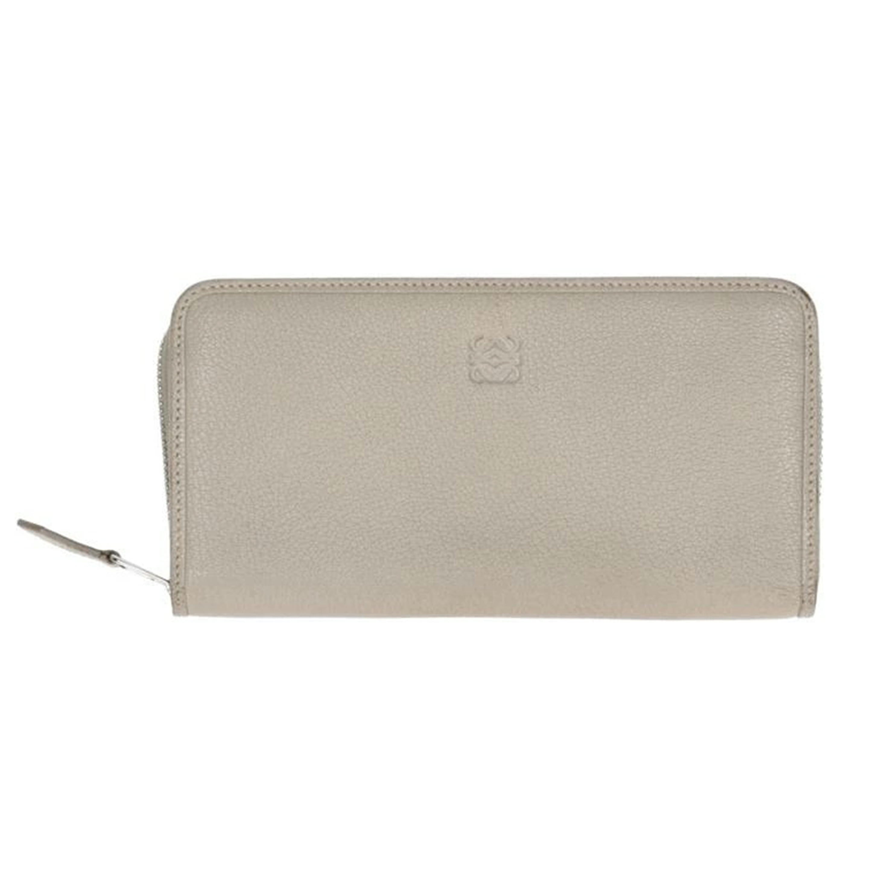 LOEWE ロエベ/アナグラム/ラウンドファスナー長財布/ベージュ//061***/ABランク/18