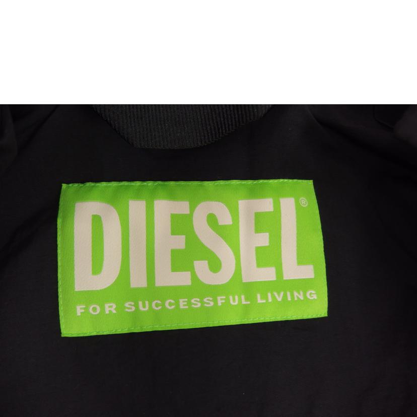DIESEL ディーゼル/DIESELフーデッドナイロンコート/ブラック//ABランク/82