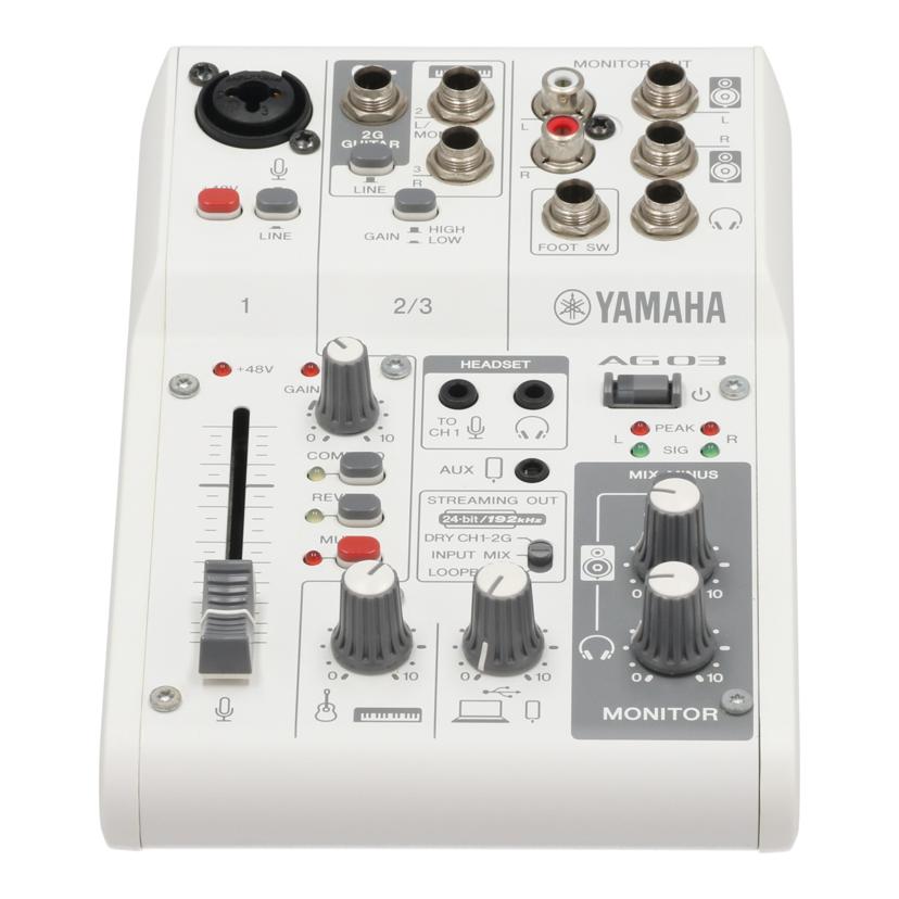 YAMAHA ヤマハ /ライブストリーミングミキサー/AG03MK2//21YGCZ02833/ABランク/69