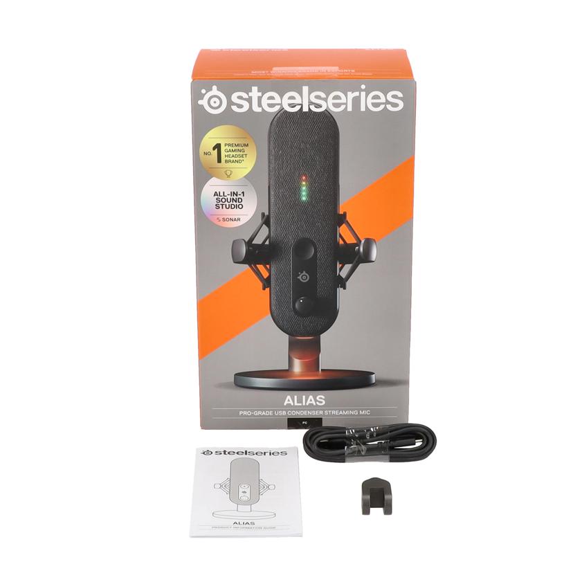 steelseries スティールシリーズ/ゲーミングマイク ALIAS/61601J//6160130037232300100/Sランク/85