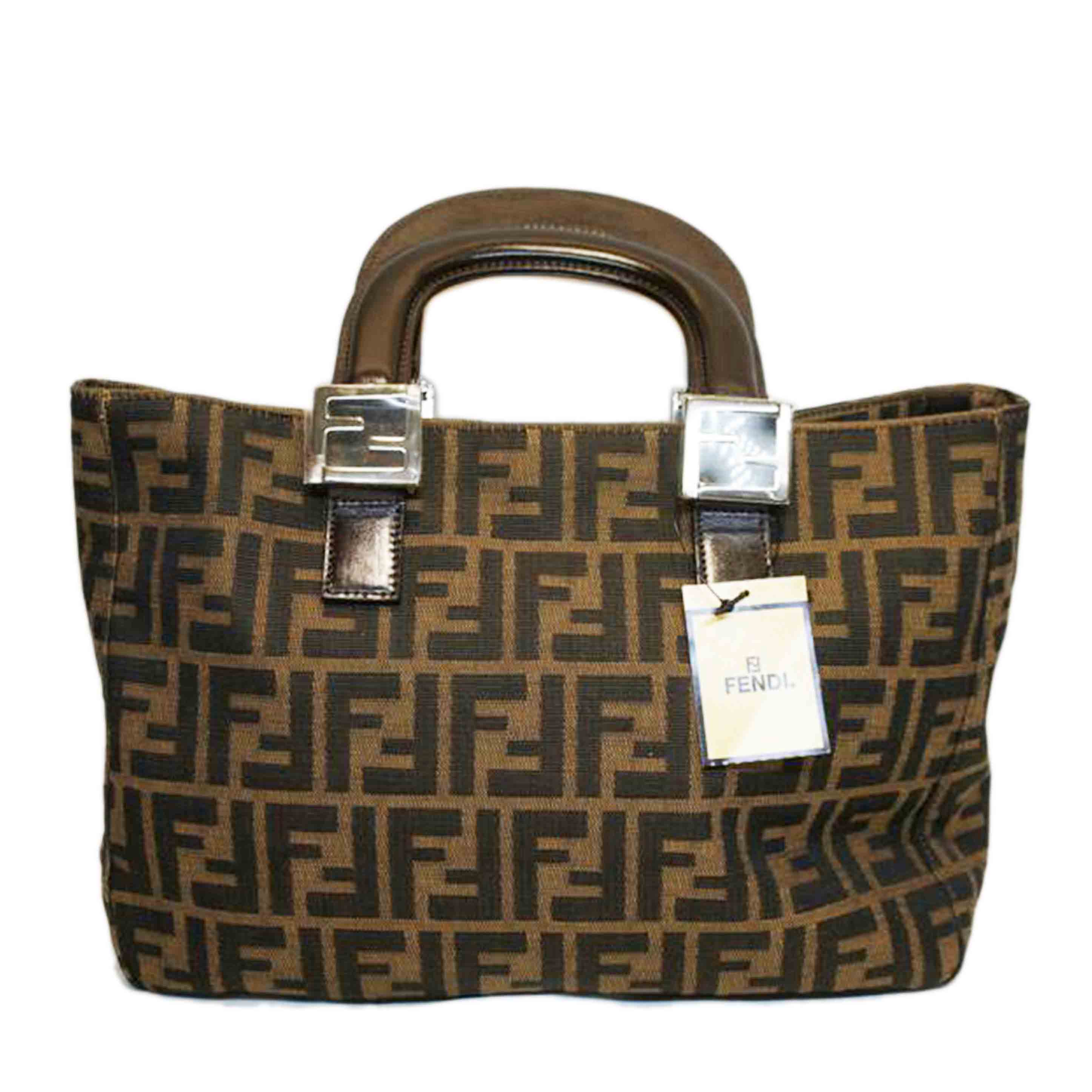 FENDI フェンディ/ズッカ柄FFハンドルハンドバッグ//Aランク/92