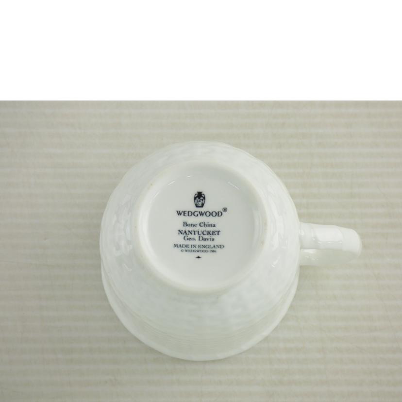 WEDGWOOD ウェッジウッド/NANTUCKET Geo.Davisカップ&ソーサー2客セット//ABランク/64