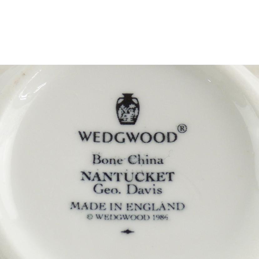 WEDGWOOD ウェッジウッド/NANTUCKET Geo.Davisカップ&ソーサー2客セット//ABランク/64