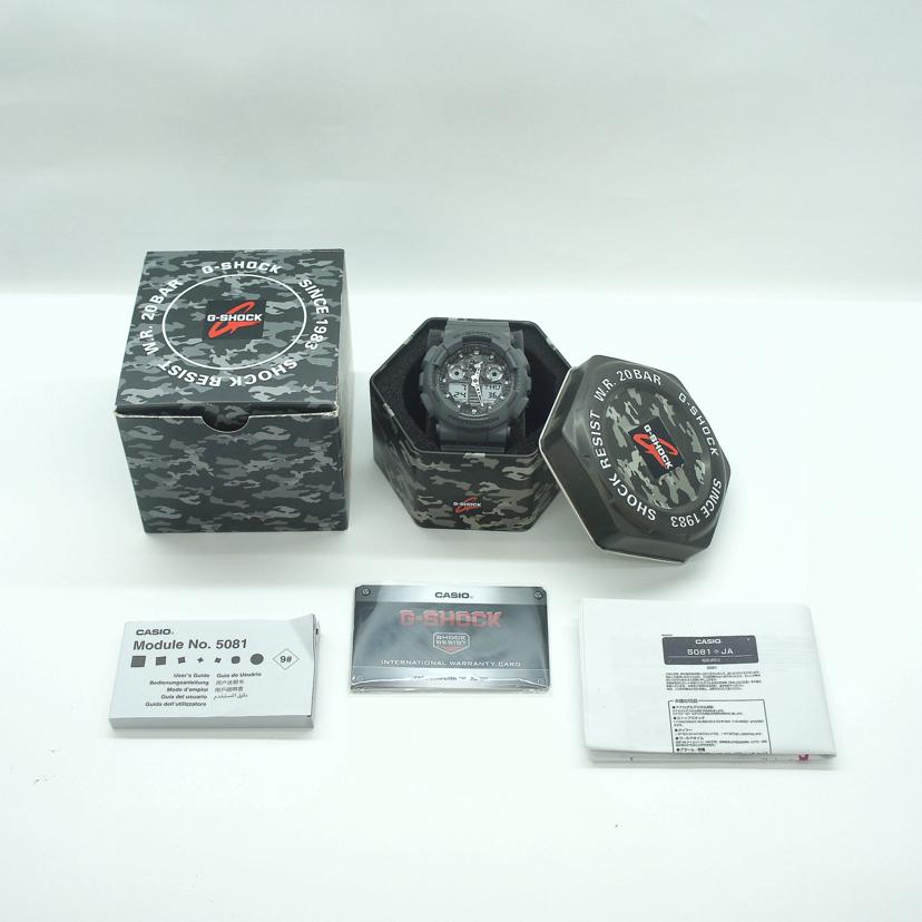 CASIO CASIO/G-SHOCK/アナデジ/クォーツ/GA-100CF//Aランク/78