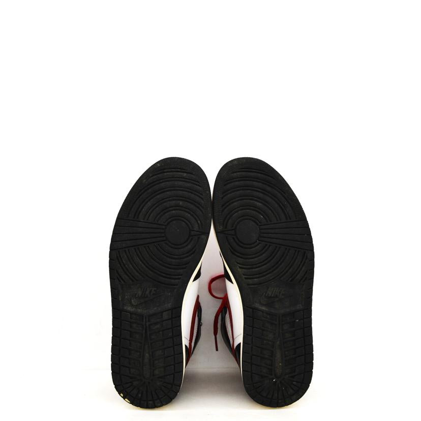 NIKE ナイキ/エアジョーダン1レトロハイOG/ブラック/ホワイト/セイル/ジムレッド/555088-061//サイズ:27.5cm/Bランク/75
