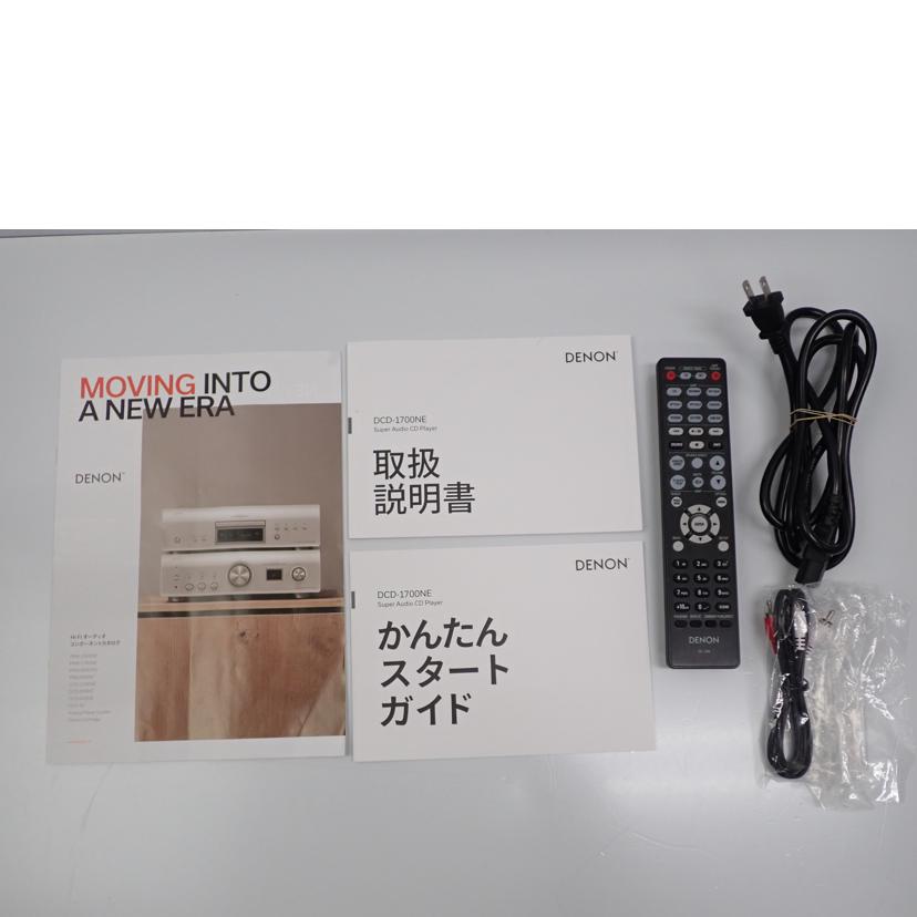 DENON DENON/SACDプレーヤー/DCD-1700NE//DCCN022401133/ABランク/62