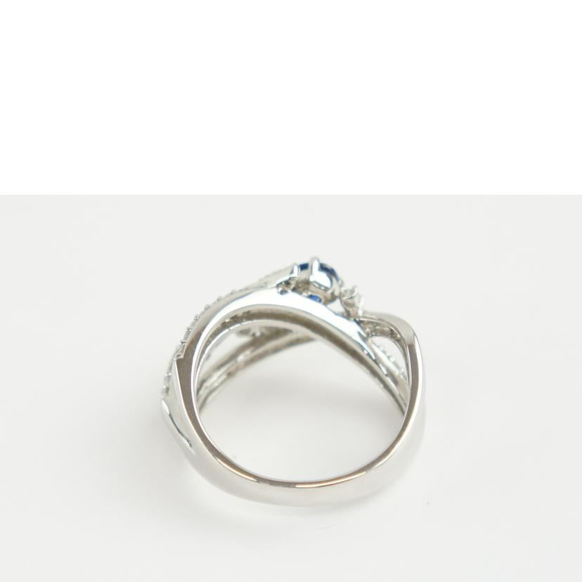 Pt950サファイアダイヤR0.58/D0.34#12//ABランク/64