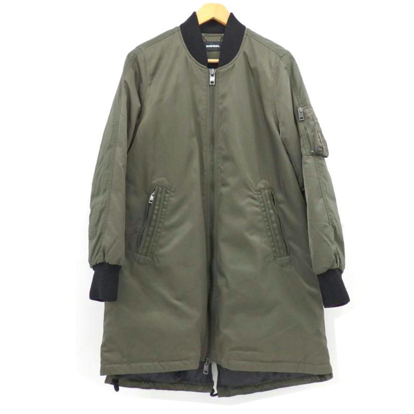 DIESEL ディーゼル/ミリタリー フルジップ ロングダウンジャケット//Aランク/77