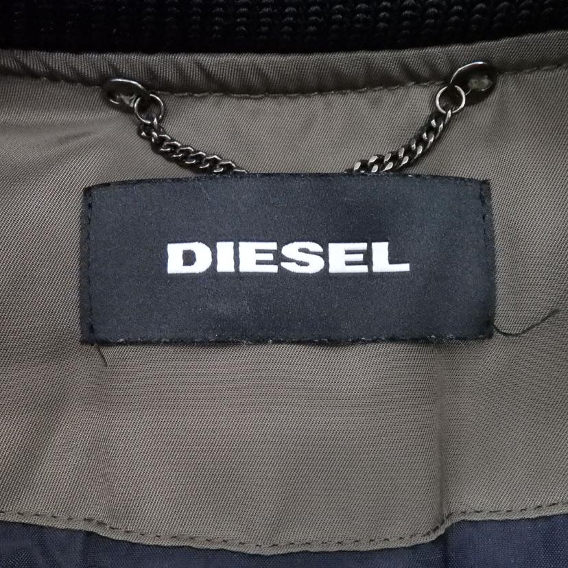 DIESEL ディーゼル/ミリタリー フルジップ ロングダウンジャケット//Aランク/77