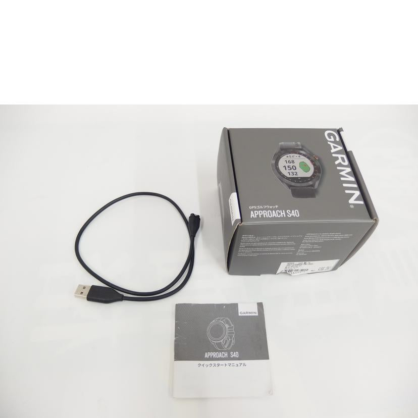 GARMIN ガーミン/GPSゴルフウォッチ APPROACH S40/APPROACH S40//5DB227926/ABランク/82