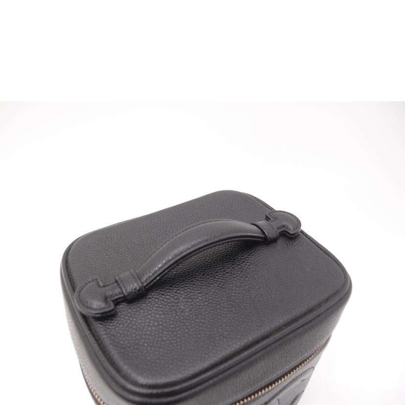 CHANEL シャネル/キャビアスキンバニティバッグ/ブラック/A01998//770**********/Aランク/69