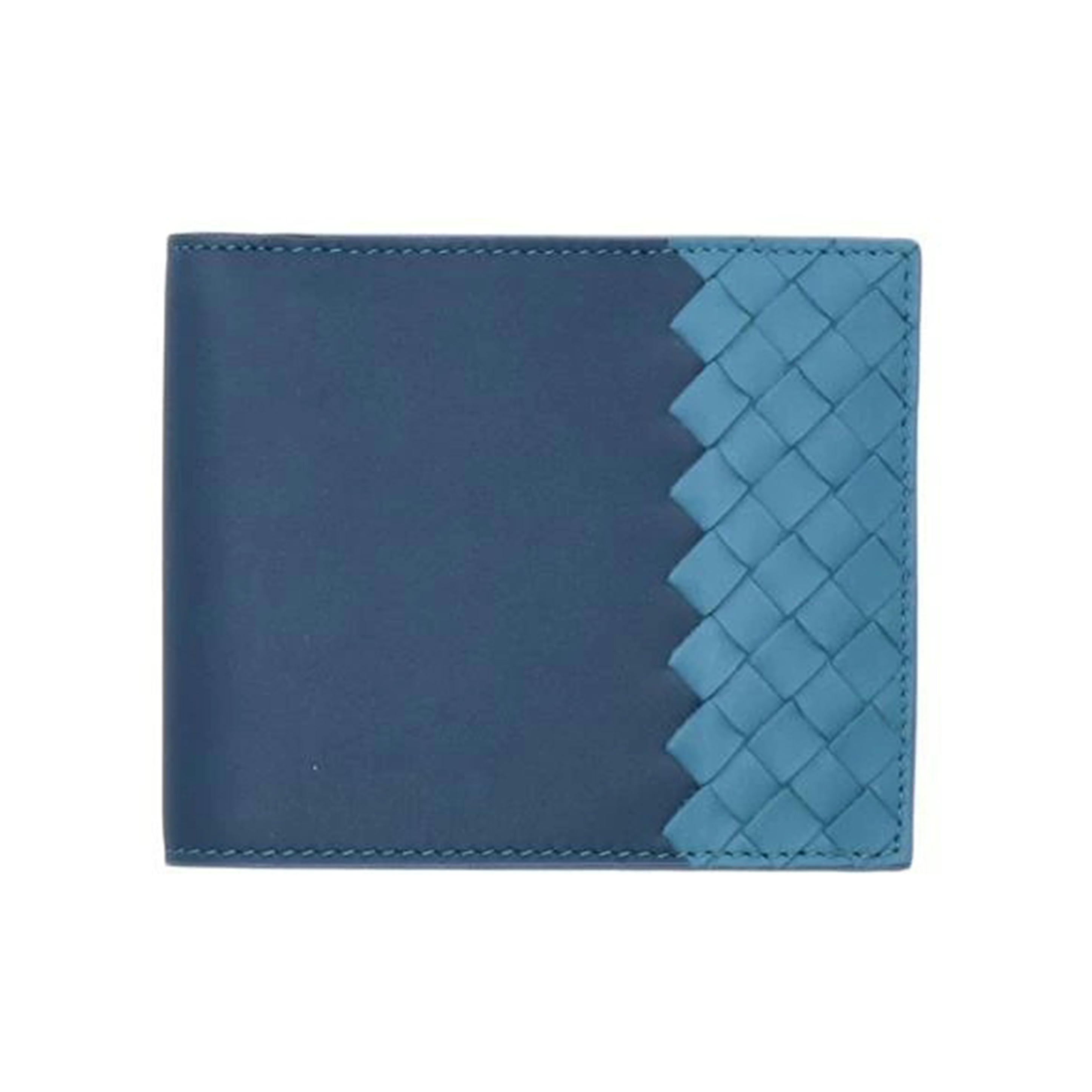 BOTTEGA VENETA ボッテガ/イントレチャート/バイカラー二つ折り財布/カード・札入れ//S01*******/SAランク/18