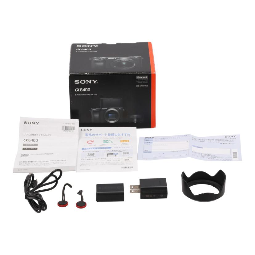 SONY ソニー /ミラーレス一眼 PZレンズキット/α6400/ILCE-6400L//3075344/Aランク/70