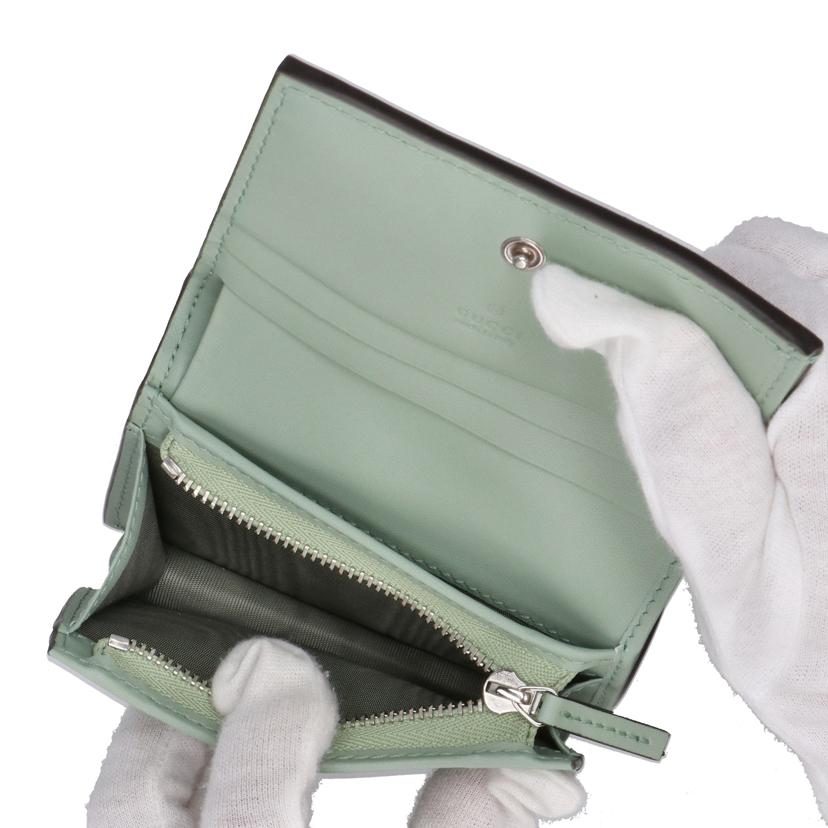 GUCCI グッチ/オフディア/GGデニムキャンバスコンパクトウォレット/523155//041*/SAランク/91